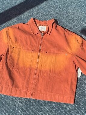 PacSun Rust Zip-Front Jacket